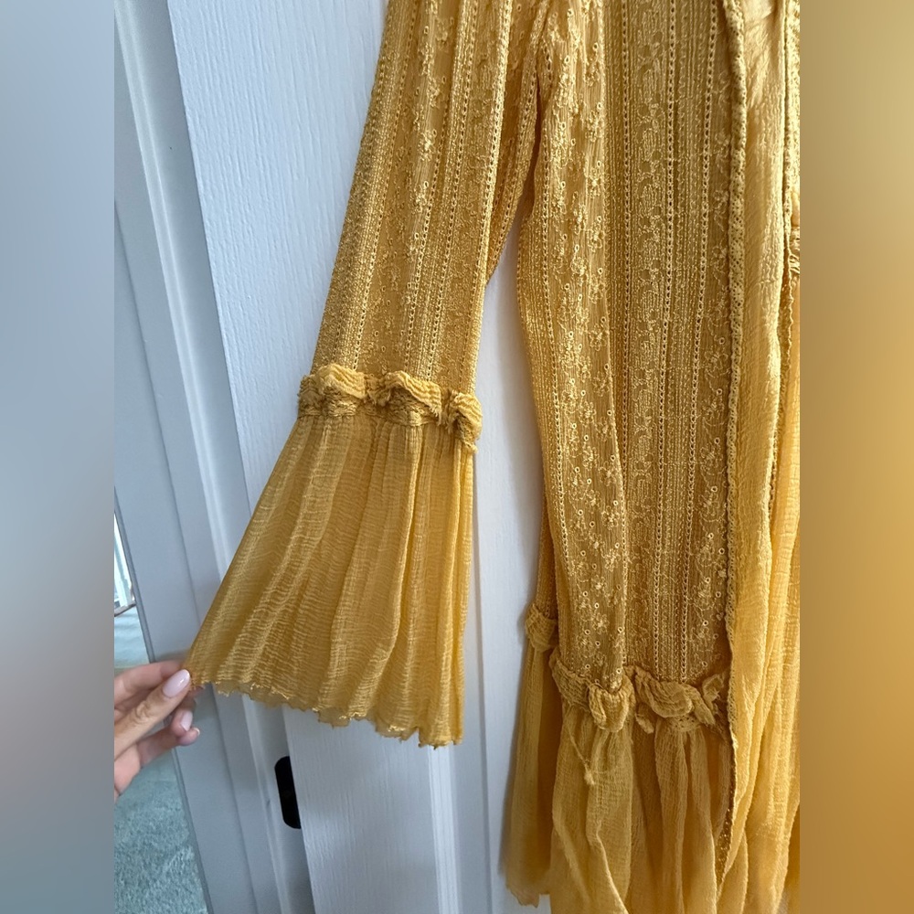 Seen Worn Kept Anthropologie Yellow Dress - Picture 2 of 5